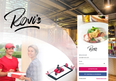 AppMotion - Aplicatii WEB&Mobile | Servicii Software | Custom Rovi`s Delivery - Aplicatie mobile pentru restaurante cu livrare mancare la domiciliu