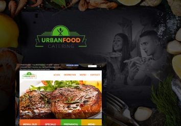 Portofoliu Website de Prezentare Restaurant cu Livrare la Domiciliu - Urban Food Catering