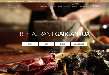 Portofoliu Website de Prezentare & Zona Delivery Integrata – Restaurant Gargantua