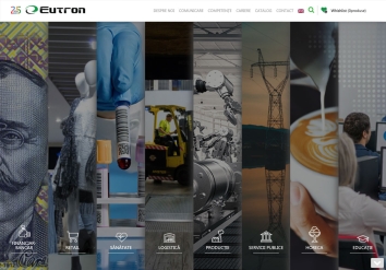 Portofoliu Eutron – Website de prezentare si administrare servicii companie