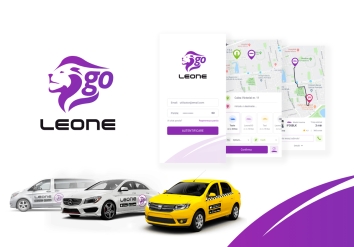 Portofoliu LeoneGo - Aplicatie Android si iOS pentru ridesharing