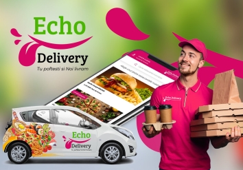 Portofoliu Echo Delivery - Aplicatie tip agregator pentru comanda si livrare mancare la domiciliu