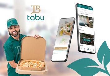 Portofoliu Tabu Food - Aplicatie Android si iOS pentru comenzi mancare