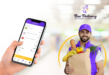 Portofoliu Bee Delivery - Aplicatie Android si iOS pentru livrare comenzi supermarket