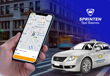 Portofoliu Sprinten Taxi - Aplicatie mobile Android si iOS pentru comenzi taxi