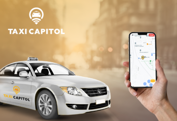Project portofolio Taxi Capitol - Aplicatie mobile pentru servicii de taximetrie