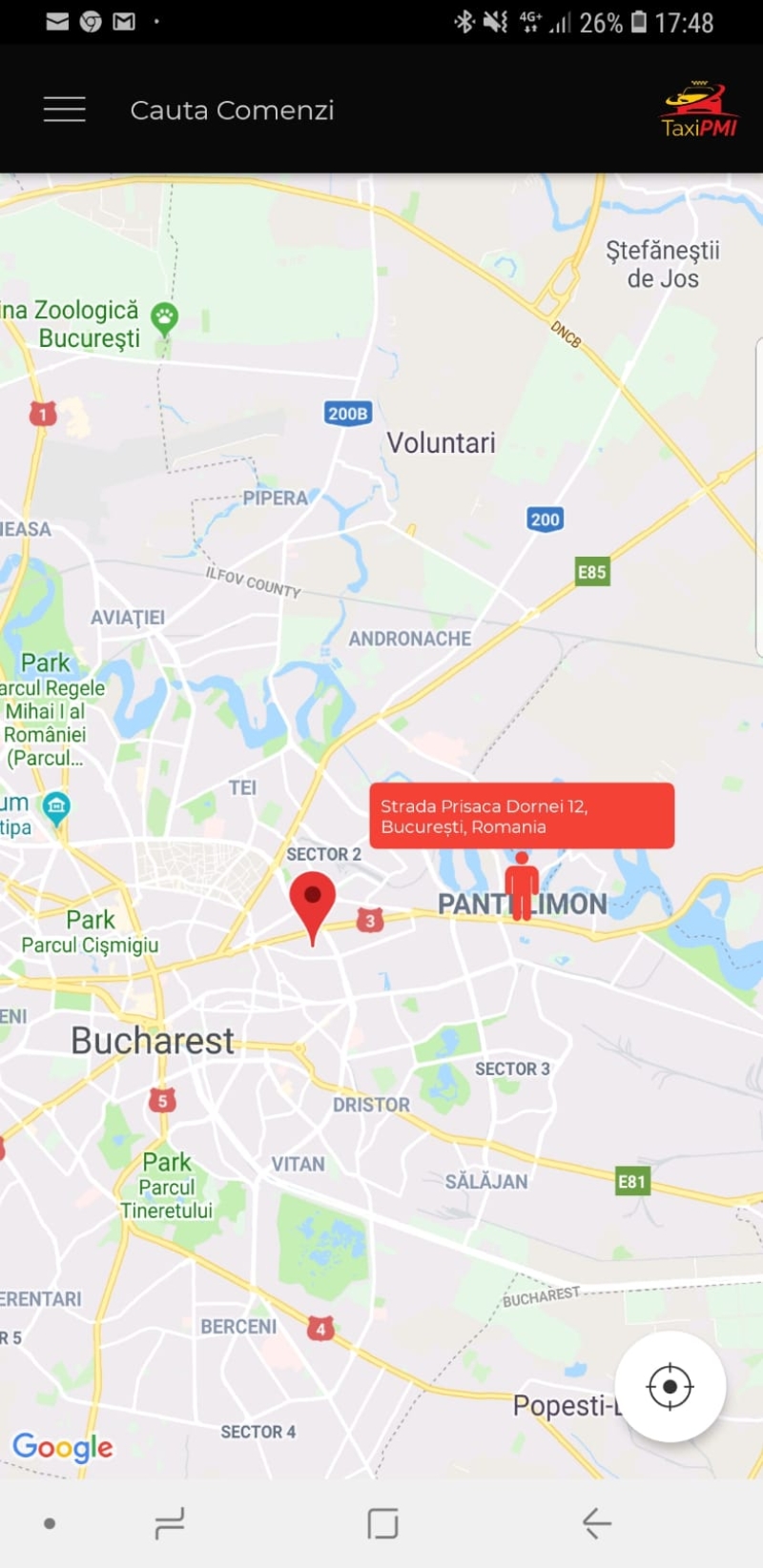 Mobile Android & iOS application for taxi orders - PMI Taxi