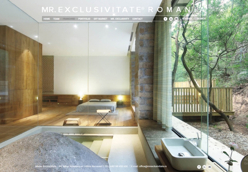 Mr. Exclusivitate - Real estate management website