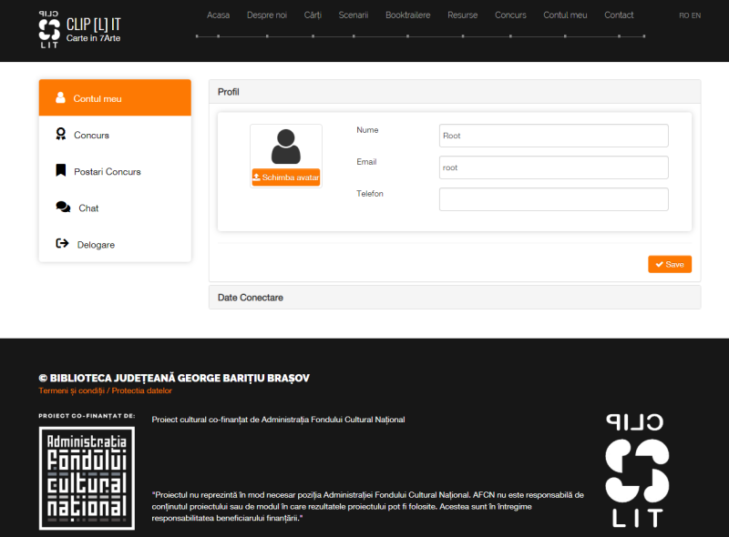 Developing a Book trailers Website  - Cultural Project 'CLIPLIT'
