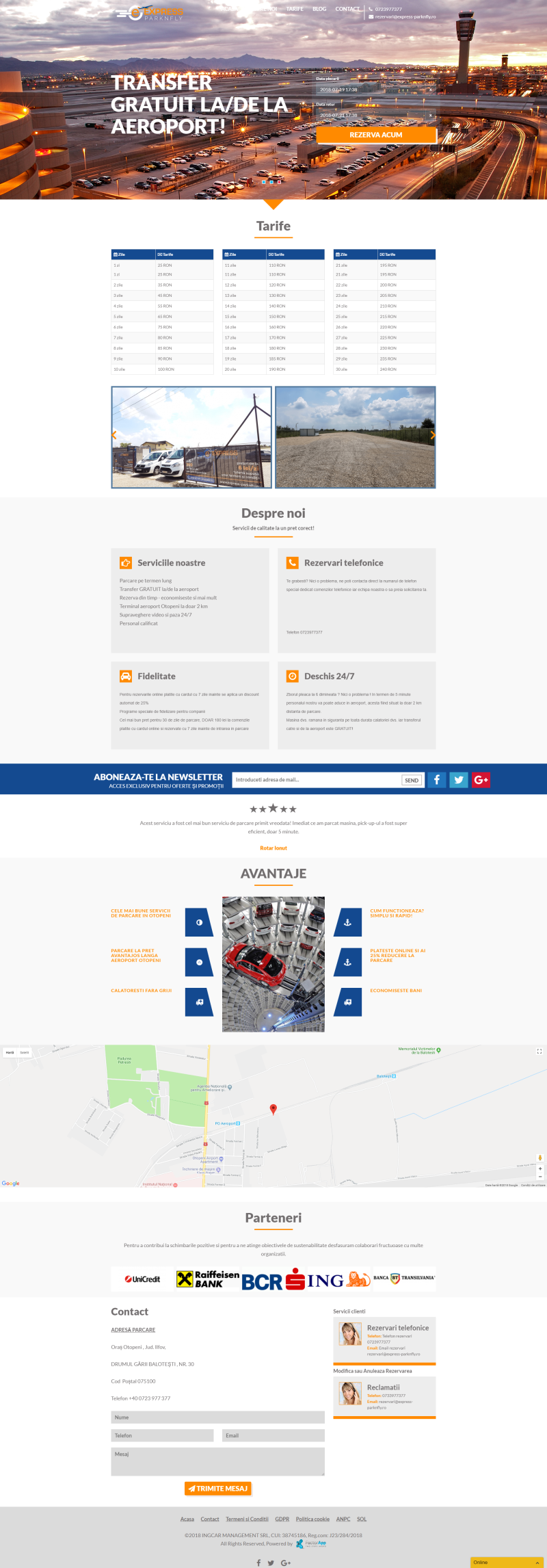 Web Application Car Parking Reservation System