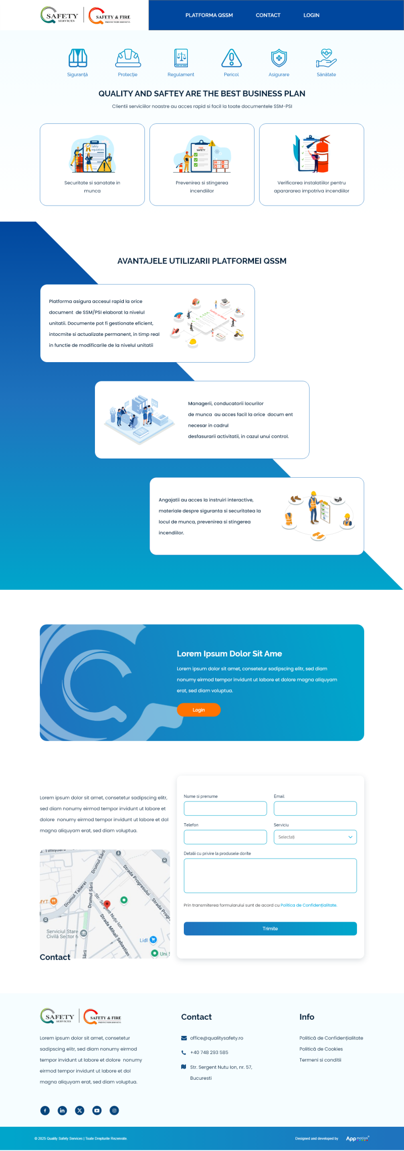 QSS - CRM administrare servicii SSM