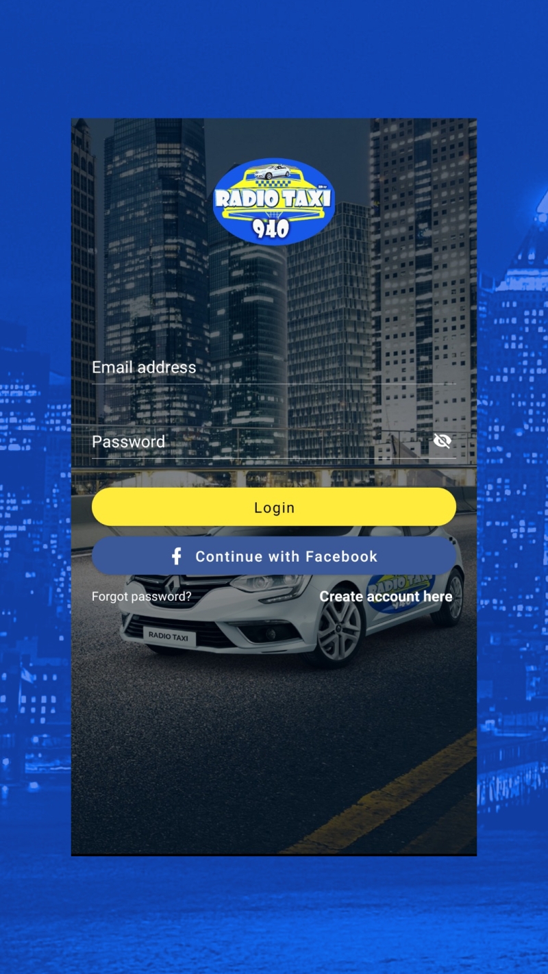 Radio Center - Aplicatie taxi pentru Android si iOS