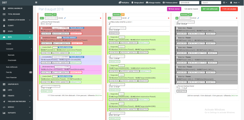 Web & Mobile Application for Managing the Activity of Persons Transport Companies - DST Group