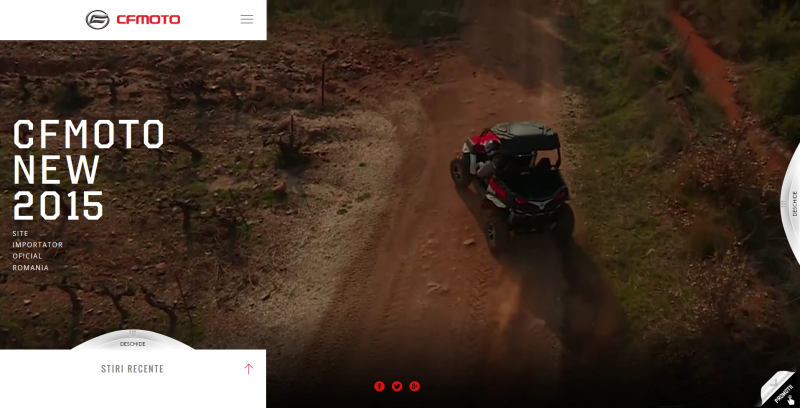ATV CF MOTO Presentation Website