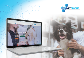 Project portofolio Hexy Vet Pharma - Product presentation website for veterinary healthcare