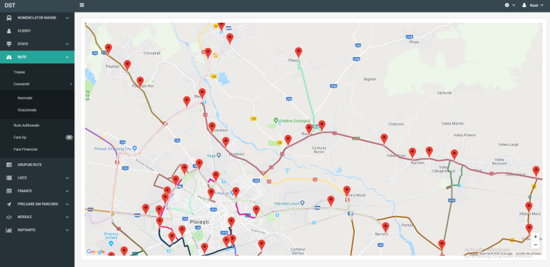 Web & Mobile Application for Managing the Activity of Persons Transport Companies - DST Group