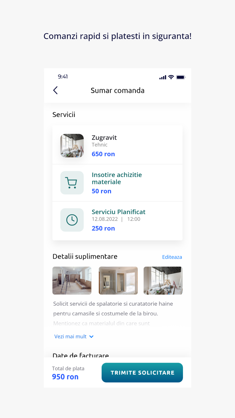Jarvis: Android and iOS app for home service requests and bookings